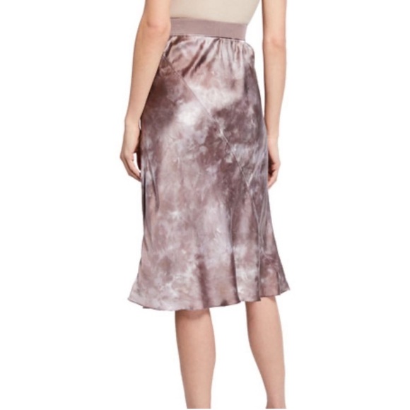 ATM Anthony Thomas Melillo Silk Tie Dye Gray/Cream/Purple A-Line Skirt Small EUC - Picture 10 of 10